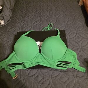 Victoria's Secret Bombshell Bikini Top 34B Green